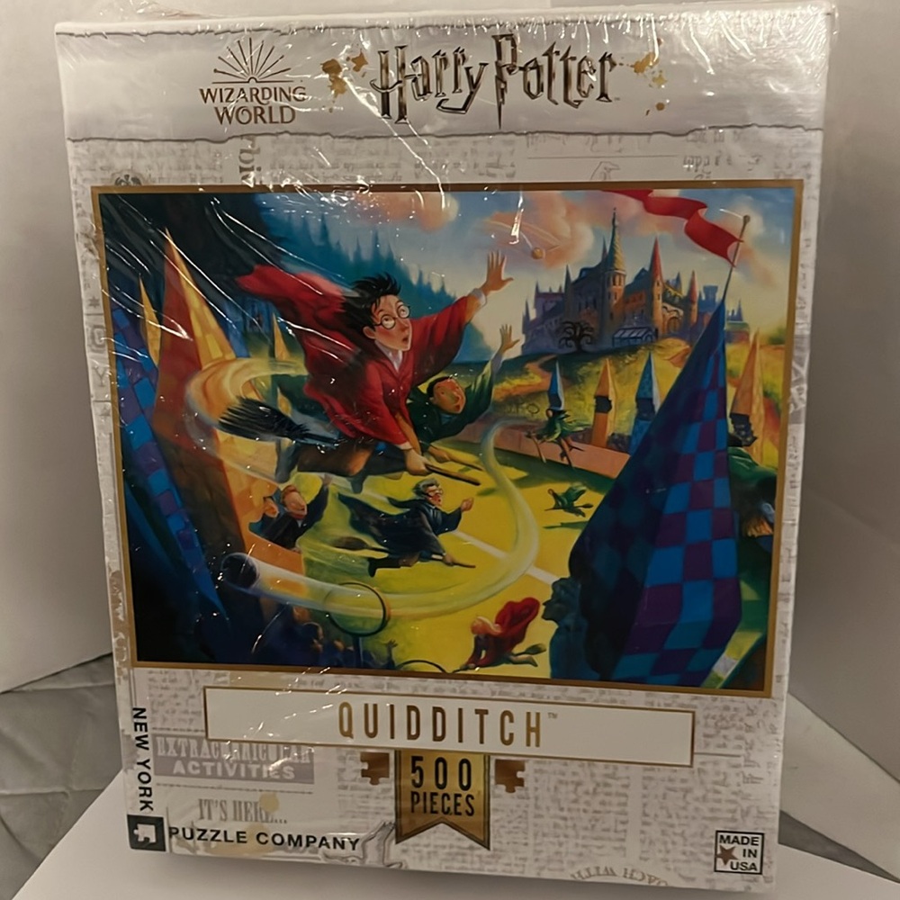 Harry Potter Quidditch puzzle sealed 24 x 18” brand new never used